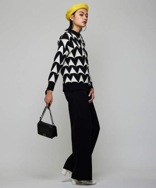 Narcissus(ナルシス)の「【Narcissus】スウェットワイドパンツ(その他パンツ・レディース・グレー/ブラック・FREE)」の3枚目の写真