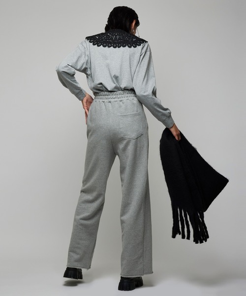 Narcissus(ナルシス)の「【Narcissus】スウェットワイドパンツ(その他パンツ・レディース・グレー/ブラック・FREE)」の15枚目の写真