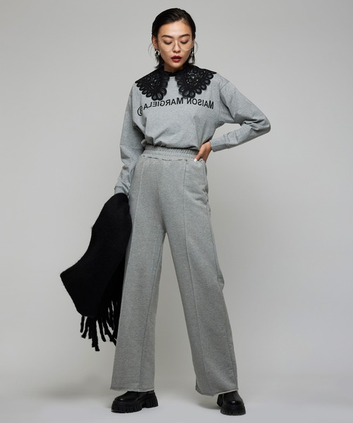 Narcissus(ナルシス)の「【Narcissus】スウェットワイドパンツ(その他パンツ・レディース・グレー/ブラック・FREE)」の19枚目の写真