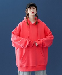 A'GEM/9 × .kom『.kom/ドットケーオーエム』ルーズシルエット プルオーバーパーカー