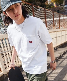 Dickies/ディッキーズ ロゴワッペン ポケットオーバーサイズ半袖Tシャツ