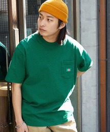 Dickies/ディッキーズ ロゴワッペン ポケットオーバーサイズ半袖Tシャツ