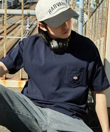Dickies/ディッキーズ ロゴワッペン ポケットオーバーサイズ半袖Tシャツ