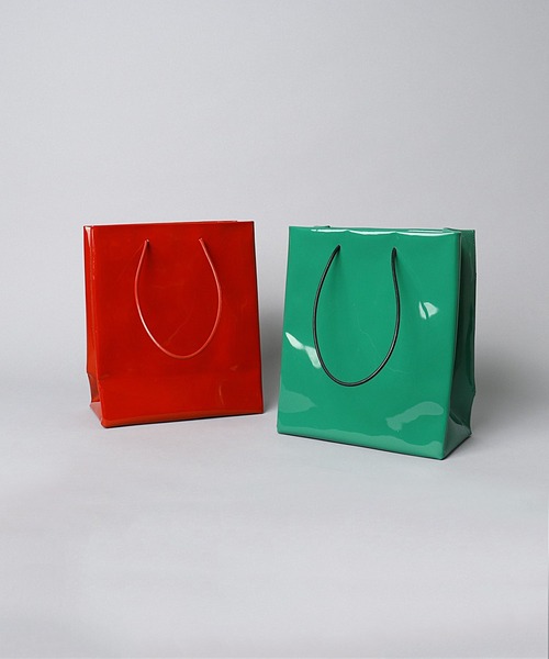 UNKNOWN PRODUCTS(アンノウンプロダクツ)の「【 UNKNOWN PRODUCTS / アンノウンプロダクツ 】 ENAMEL PAPER BAG / エナメルペーパーバッグ(トートバッグ・レディース・レッド/グリーン・FREE)」の13枚目の写真