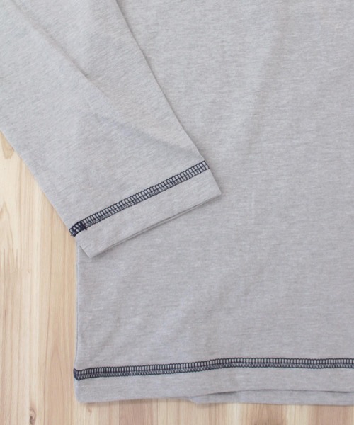 TOMMY HILFIGER(トミーヒルフィガー)の「カレッジロゴプルオーバーTeeパーカー09T4091(パーカー・メンズ・ネイビー/グレー・S/M/L/XL)」の7枚目の写真