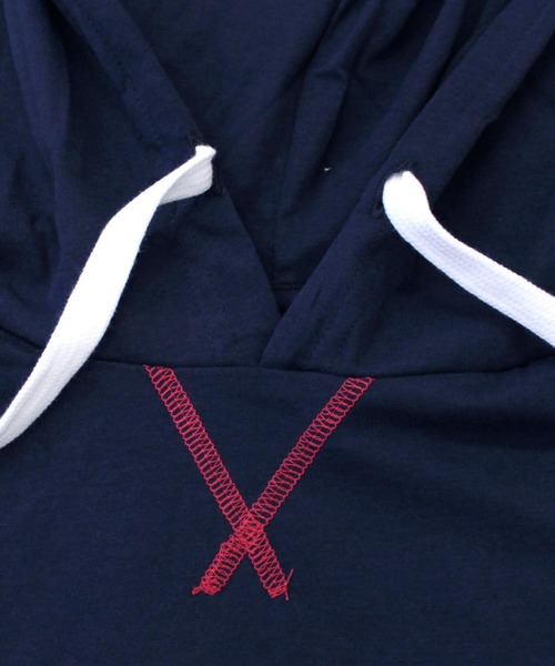 TOMMY HILFIGER(トミーヒルフィガー)の「カレッジロゴプルオーバーTeeパーカー09T4091(パーカー・メンズ・ネイビー/グレー・S/M/L/XL)」の11枚目の写真