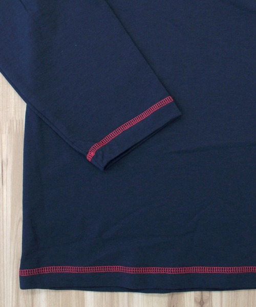 TOMMY HILFIGER(トミーヒルフィガー)の「カレッジロゴプルオーバーTeeパーカー09T4091(パーカー・メンズ・ネイビー/グレー・S/M/L/XL)」の12枚目の写真