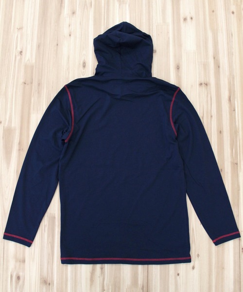TOMMY HILFIGER(トミーヒルフィガー)の「カレッジロゴプルオーバーTeeパーカー09T4091(パーカー・メンズ・ネイビー/グレー・S/M/L/XL)」の13枚目の写真