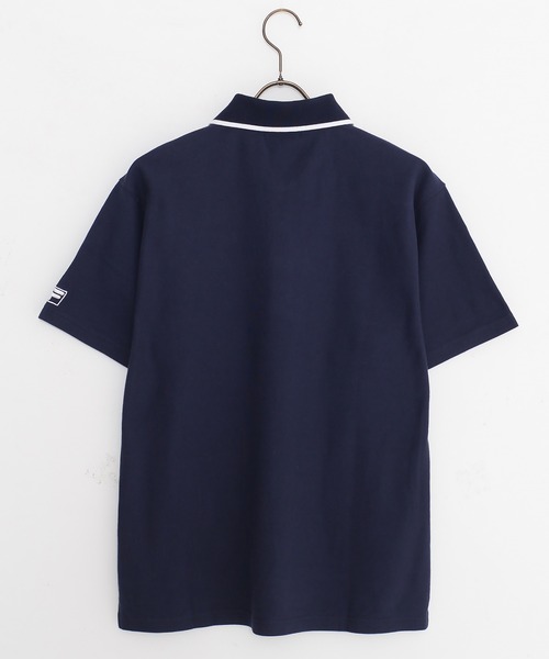 FILA（フィラ）の「【FILA/フィラ】WEB限定 別注 ワンポイント 筆記体刺繍 綿100% 襟ライン 半袖ポロシャツ（ポロシャツ・メンズ・ホワイト/ブラック/ネイビー/ネイビー系9/ブラック系9/ホワイト系9・LL/S/M/L/3L）」の12枚目の写真