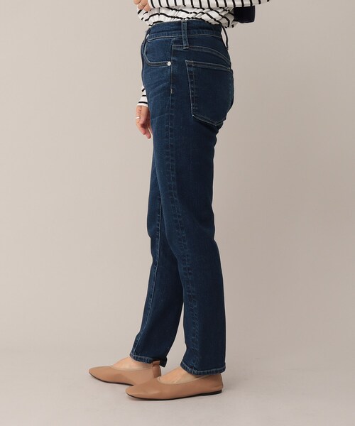 UNTITLED（アンタイトル）の「◆ミューズストレッチデニムパンツ【マシンウォッシャブル】（デニムパンツ・レディース・ネイビー/ブルー・44/46/48/50/42/00/01/02/03/04）」の5枚目の写真