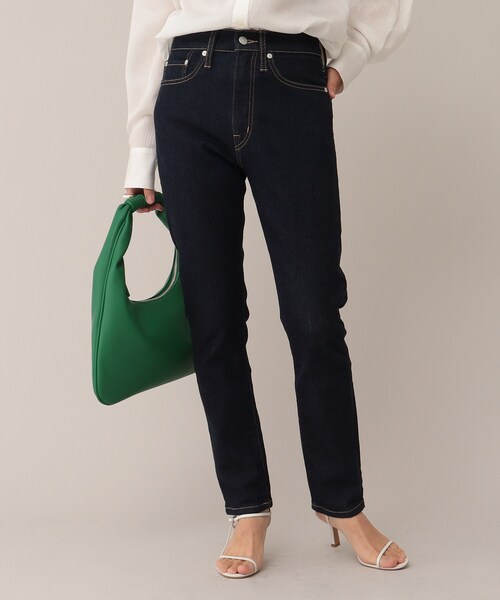 UNTITLED（アンタイトル）の「◆ミューズストレッチデニムパンツ【マシンウォッシャブル】（デニムパンツ・レディース・ネイビー/ブルー・44/46/48/50/42/00/01/02/03/04）」の18枚目の写真