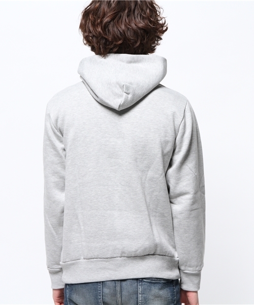 OUTLET（アウトレット）の「【Ciaopanic】RUSSELL 別注T/C裏毛プルパーカー（パーカー・メンズ・ブルー/チャコールグレー/グリーン/グレー/レッド・LARGE/MEDIUM）」の8枚目の写真
