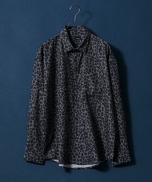 ANPAS | Georgette Total Pattern Print Oversized Thickness Shirt/ジョーゼット 総柄プリント オーバーサイズ とろみシャツ(シャツ/ブラウス)