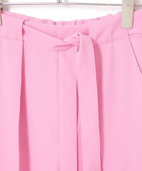 【タグ付】アダムエロぺ　テーパードパンツ　ピンク　ショッキングピンク　レディース タグ付】アダムエロぺ テーパードパンツ ピンク ショッキング