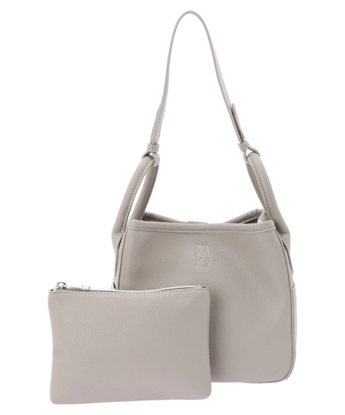 cache cache（カシュ カシュ）の「・cache cache 2WAYシュリンクショルダー（ショルダーバッグ・レディース・ブラック/アイボリー/グリーン/グレー・FREE）」の5枚目の写真