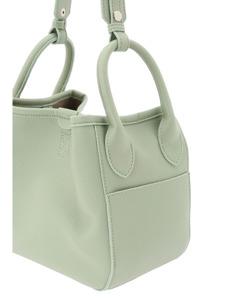 cache cache（カシュ カシュ）の「・cache cache 2WAYシュリンクショルダー（ショルダーバッグ・レディース・ブラック/アイボリー/グリーン/グレー・FREE）」の6枚目の写真