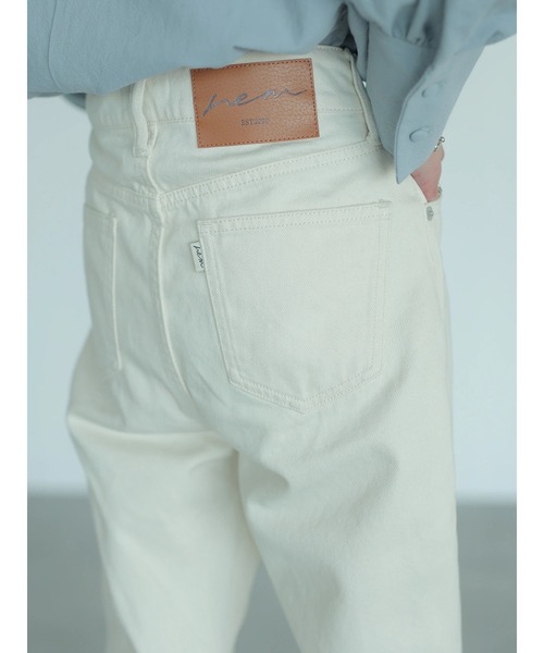 rem closet（レムクローゼット）の「フレアカラーデニム（デニムパンツ・レディース・ブラック/ホワイト・0/1）」の11枚目の写真