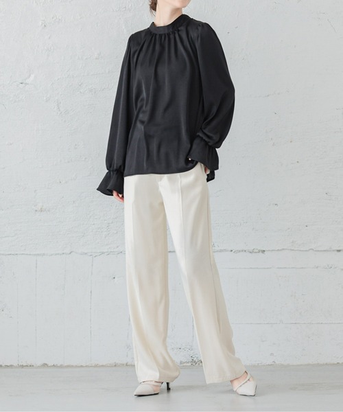 SUGAR BISKET(シュガービスケット)の「バックリボンブラウス(シャツ/ブラウス・レディース・ブラック/ピンク/ブルー/クリーム・フリー)」の20枚目の写真