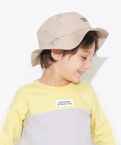 BRANSHES(ブランシェス)の「バケットハット(ハット・キッズ・ベージュ/ブルー/ブラック・50cm/56cm/52cm/54cm)」の12枚目の写真