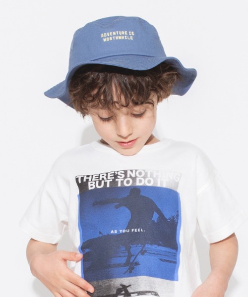 BRANSHES(ブランシェス)の「バケットハット(ハット・キッズ・ベージュ/ブルー/ブラック・50cm/56cm/52cm/54cm)」の13枚目の写真