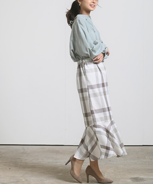 rps（アールピーエス）の「ＢＡＣＫレースアップ裾タックブラウス（シャツ/ブラウス・レディース・ラベンダー/ミント/オフホワイト・M）」の11枚目の写真