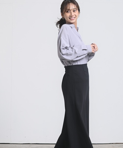 rps（アールピーエス）の「ＢＡＣＫレースアップ裾タックブラウス（シャツ/ブラウス・レディース・ラベンダー/ミント/オフホワイト・M）」の12枚目の写真