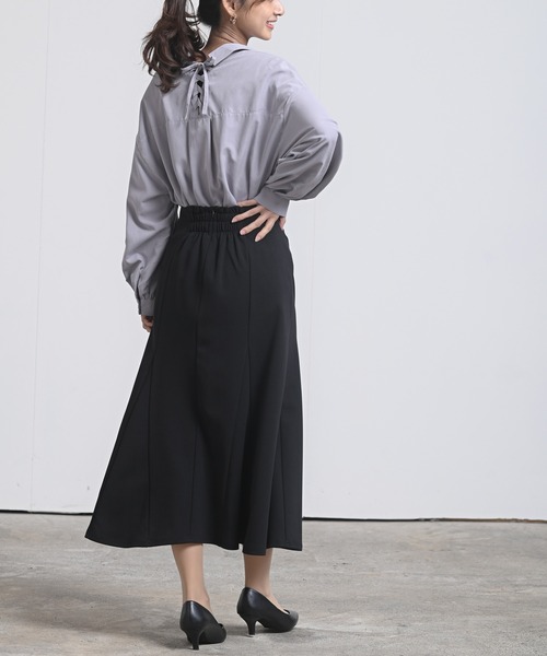 rps（アールピーエス）の「ＢＡＣＫレースアップ裾タックブラウス（シャツ/ブラウス・レディース・ラベンダー/ミント/オフホワイト・M）」の16枚目の写真