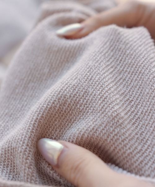 andme（アンドミー）の「バックスリットミニ裏毛スウェットパーカートップス（パーカー・レディース・チャコールグレー/ブラック/アイボリー/モカ/グレイッシュベージュ・M）」の22枚目の写真