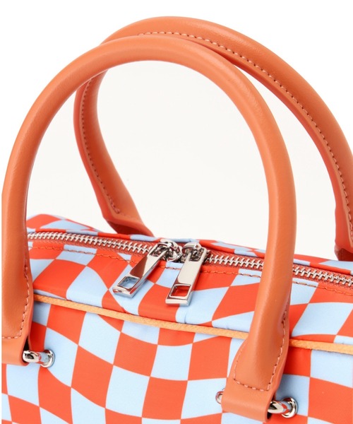 新品❤️ARCHIVIO チェック柄ボストンバッグ Casselini（キャセリーニ）の「(CASSELINI)チェック柄ミニボストン