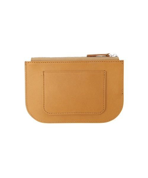 MARGARET HOWELL（マーガレットハウエル）の「OILED LEATHER（ポーチ・レディース・オリーブドラブ/ライトブラウン・FREE）」の3枚目の写真