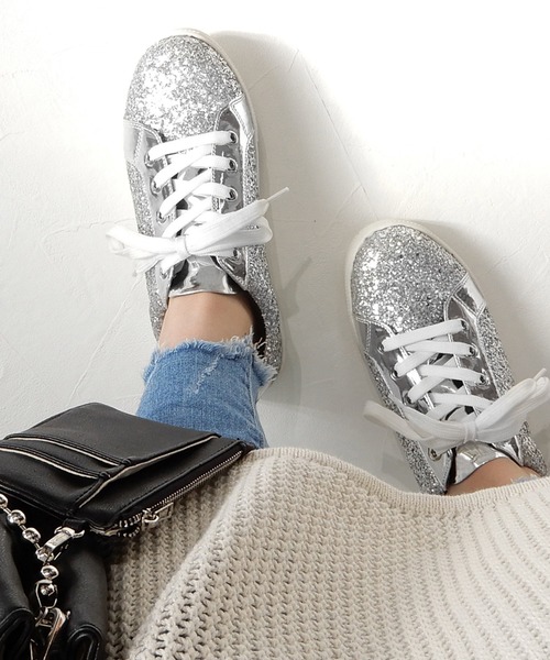 alala（アララ）の「グリッターシャインスニーカー（スニーカー）」 - WEAR
