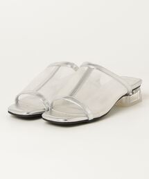 シルバーオープントゥサンダル　サイズ34 JIL SANDER ジルサンダー ミュール J16WP0004 P4836 レディース