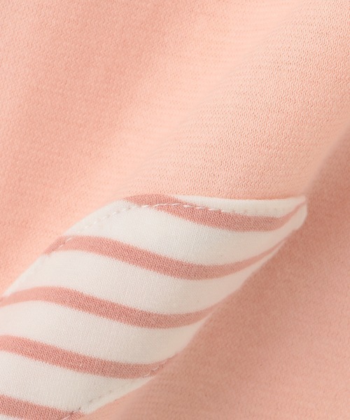 baby cheer（ベイビーチアー）の「ねこUVパーカ（パーカー・キッズ・オフホワイト/ピンク・110cm/90cm/120cm/80ｃｍ/100cm）」の13枚目の写真