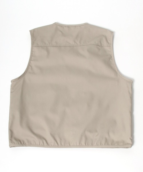 Salong hameu(サロン ハミュー)の「多ポケットのフィッシングベスト メンズ レディース(ベスト・メンズ・チャコールグレー/ベージュ/カーキ・M/L/XL)」の9枚目の写真