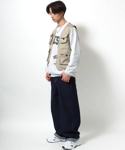 Salong hameu(サロン ハミュー)の「多ポケットのフィッシングベスト メンズ レディース(ベスト・メンズ・チャコールグレー/ベージュ/カーキ・M/L/XL)」の15枚目の写真