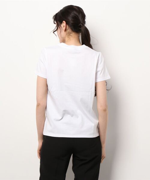 INED CLARO（イネドクラロ）の「フォトプリントTシャツ（Tシャツ/カットソー・レディース・ホワイト/ベージュ・フリー）」の4枚目の写真