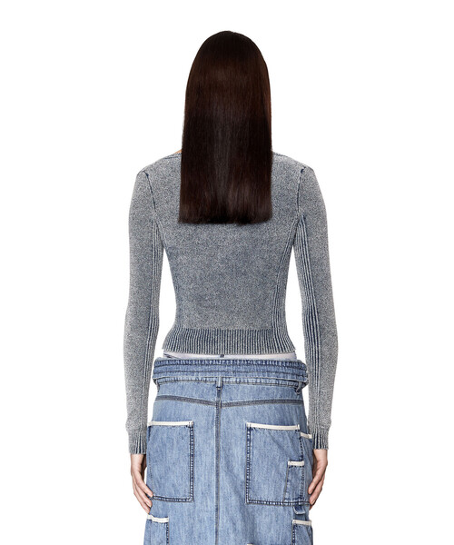 DIESEL(ディーゼル)の「レディース 長袖 トップス レイヤード カーディガン(カーディガン/ボレロ・レディース・インディゴブルー・LARGE/X-LARGE/MEDIUM/SMALL)」の12枚目の写真