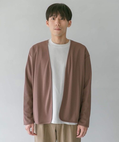 URBAN RESEARCH DOORS(アーバンリサーチドアーズ)の「『UR TECH ひやサラクール』Air Dry ポンチカーディガン(カーディガン/ボレロ・メンズ・グレー系その他/チャコールグレー/ブラウン系その他・MEDIUM/LARGE)」の20枚目の写真