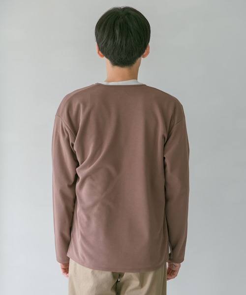 URBAN RESEARCH DOORS(アーバンリサーチドアーズ)の「『UR TECH ひやサラクール』Air Dry ポンチカーディガン(カーディガン/ボレロ・メンズ・グレー系その他/チャコールグレー/ブラウン系その他・MEDIUM/LARGE)」の15枚目の写真