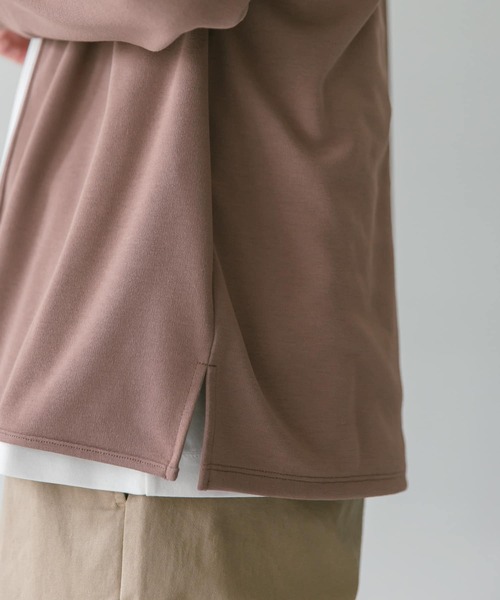 URBAN RESEARCH DOORS(アーバンリサーチドアーズ)の「『UR TECH ひやサラクール』Air Dry ポンチカーディガン(カーディガン/ボレロ・メンズ・グレー系その他/チャコールグレー/ブラウン系その他・MEDIUM/LARGE)」の16枚目の写真