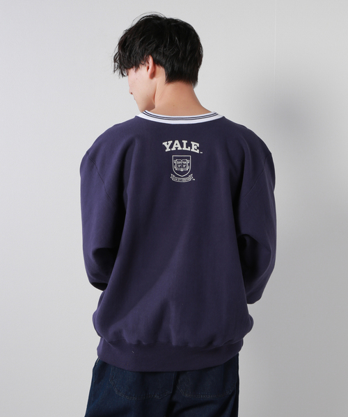 JOURNAL STANDARD（ジャーナルスタンダード）の「【YALE×JOURNAL STANDARD】別注 リンガースウェット（スウェット・メンズ・ライトグレー/ネイビー・LARGE/MEDIUM）」の3枚目の写真