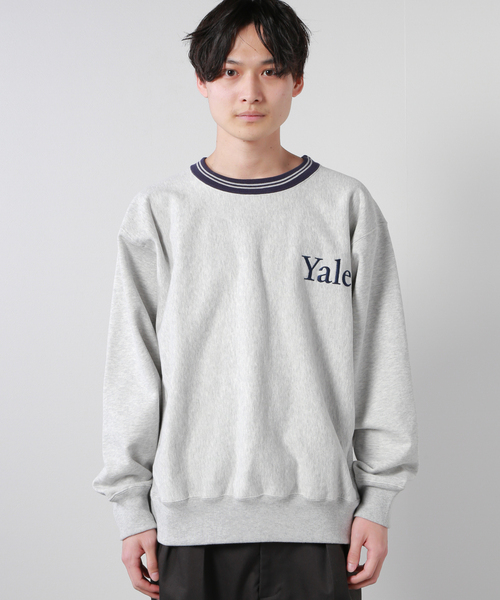 JOURNAL STANDARD（ジャーナルスタンダード）の「【YALE×JOURNAL STANDARD】別注 リンガースウェット（スウェット・メンズ・ライトグレー/ネイビー・LARGE/MEDIUM）」の4枚目の写真