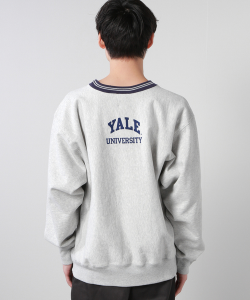 JOURNAL STANDARD（ジャーナルスタンダード）の「【YALE×JOURNAL STANDARD】別注 リンガースウェット（スウェット・メンズ・ライトグレー/ネイビー・LARGE/MEDIUM）」の6枚目の写真