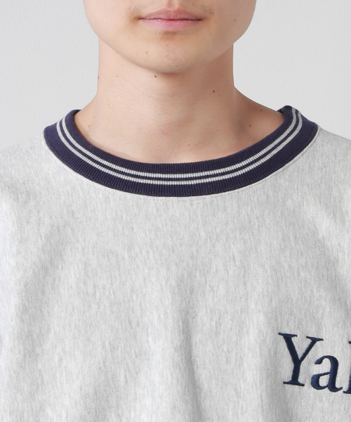 JOURNAL STANDARD（ジャーナルスタンダード）の「【YALE×JOURNAL STANDARD】別注 リンガースウェット（スウェット・メンズ・ライトグレー/ネイビー・LARGE/MEDIUM）」の7枚目の写真
