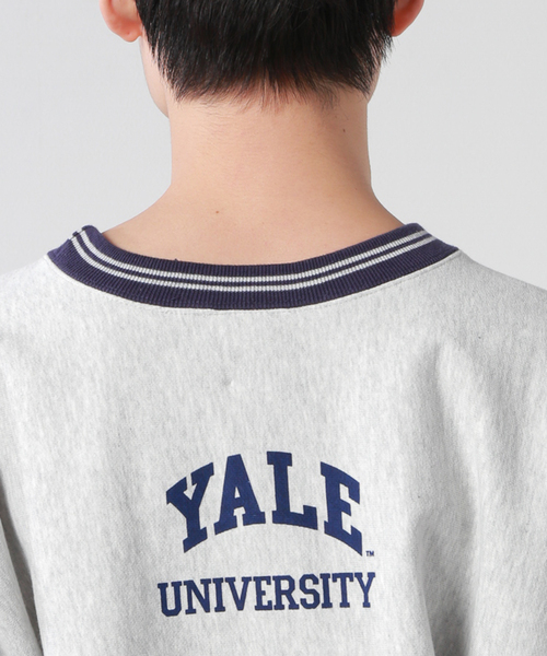 JOURNAL STANDARD（ジャーナルスタンダード）の「【YALE×JOURNAL STANDARD】別注 リンガースウェット（スウェット・メンズ・ライトグレー/ネイビー・LARGE/MEDIUM）」の8枚目の写真