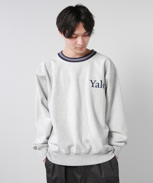 JOURNAL STANDARD（ジャーナルスタンダード）の「【YALE×JOURNAL STANDARD】別注 リンガースウェット（スウェット・メンズ・ライトグレー/ネイビー・LARGE/MEDIUM）」の19枚目の写真