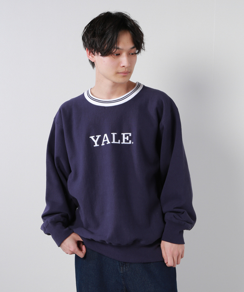 JOURNAL STANDARD（ジャーナルスタンダード）の「【YALE×JOURNAL STANDARD】別注 リンガースウェット（スウェット・メンズ・ライトグレー/ネイビー・LARGE/MEDIUM）」の21枚目の写真