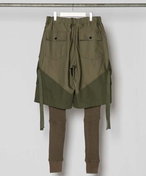 Wizzard(ウィザード)の「Wizzard ウィザード / LAYERED PANTS 異素材レイヤードパンツ / WPA22-002(その他パンツ・メンズ・カーキ/ブラック・3/1/2)」の20枚目の写真