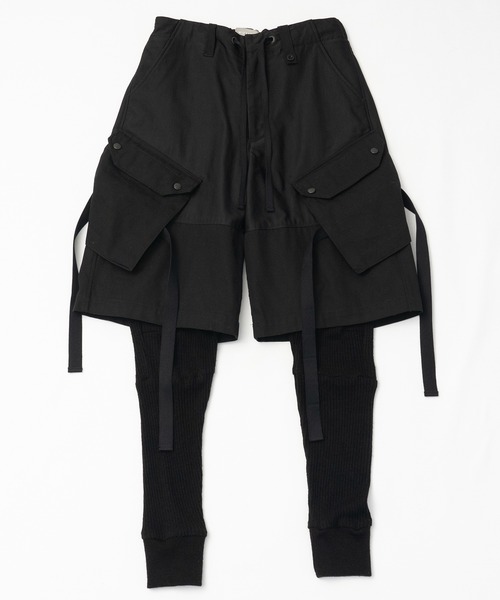 Wizzard(ウィザード)の「Wizzard ウィザード / LAYERED PANTS 異素材レイヤードパンツ / WPA22-002(その他パンツ・メンズ・カーキ/ブラック・3/1/2)」の17枚目の写真