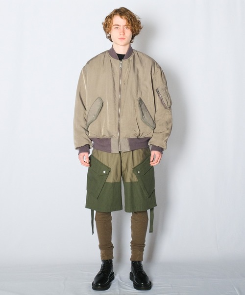 Wizzard(ウィザード)の「Wizzard ウィザード / LAYERED PANTS 異素材レイヤードパンツ / WPA22-002(その他パンツ・メンズ・カーキ/ブラック・3/1/2)」の16枚目の写真